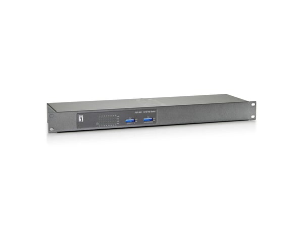 LevelOne FEP-1601 verkkokytkin Fast Ethernet (10/100) Power over Ethernet -tuki Harmaa, Metallinen