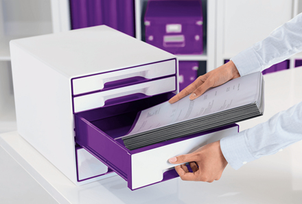 Leitz WOW 4-lådig Bordskub