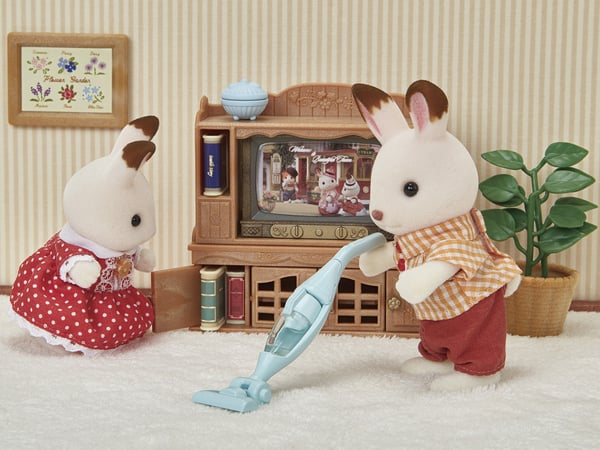 Sylvanian Families Tvättmaskin & dammsugare