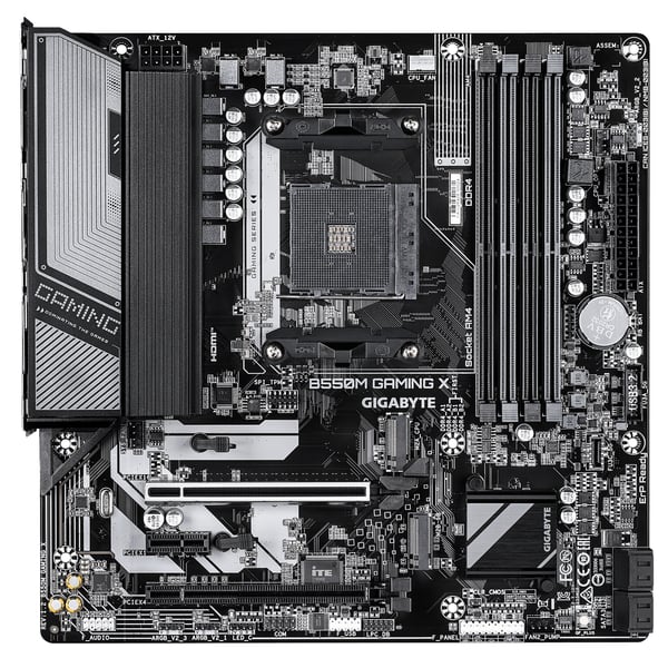 GIGABYTE B550M GAMING X bundkort AMD B550 Stik AM4 micro ATX