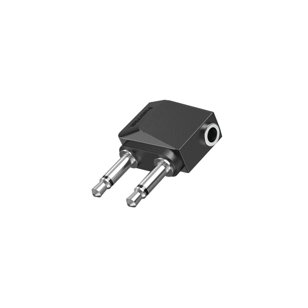 Hama 00205192 kabel kønsskifter 2 x 3.5mm 3.5mm Sort, Sølv