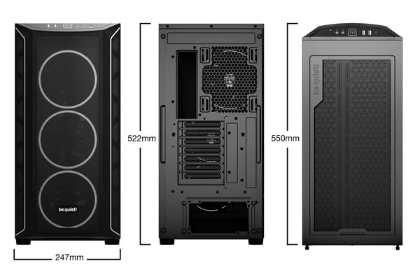 be quiet! Shadow Base 800 FX Black Midi Tower Svart
