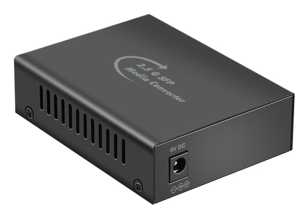 LogiLink NMC002 netværksomformer til medie 2500 Mbit/s Sort