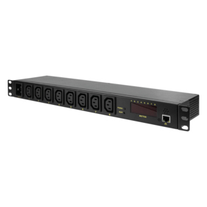 LogiLink PDU8P01 tehonjakeluyksikkö 8 AC-pistorasia(a) 1U Musta