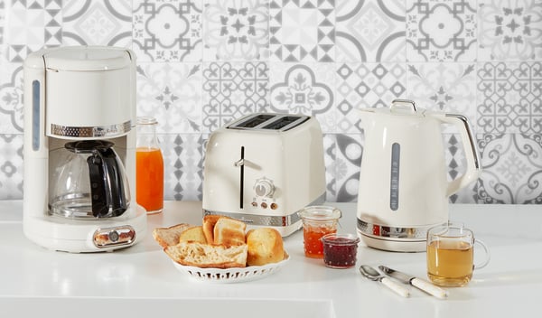 Moulinex BY320A vattenkokare 1,7 l 2400 W Elfenben