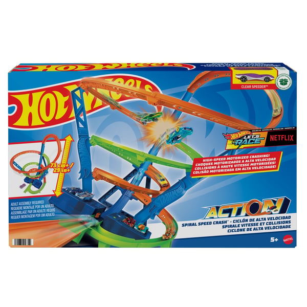 Hot Wheels Action Spiral Speed Crash