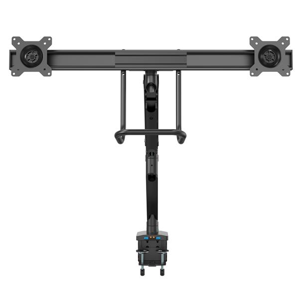 StarTech.com ARMSLIMDUAL2USB3 skærmbeslag og -stativer 81,3 cm (32") Skrivebord Sort