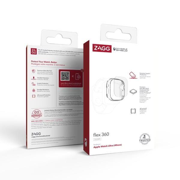 InvisibleShield Flex 360 Boks Transparent