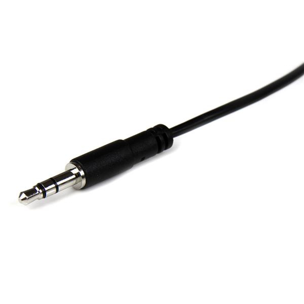 StarTech.com 1 m Slim 3,5 mm Stereoförlängningskabel