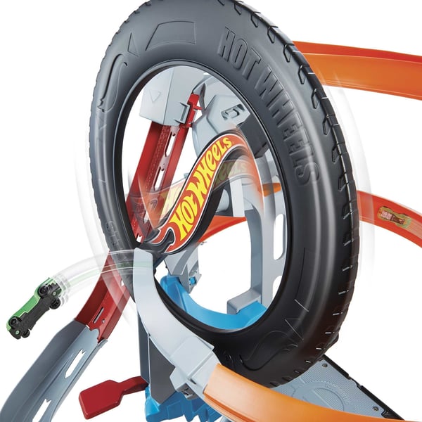 Hot Wheels City Hyper-Boost Tire Shop Play Set