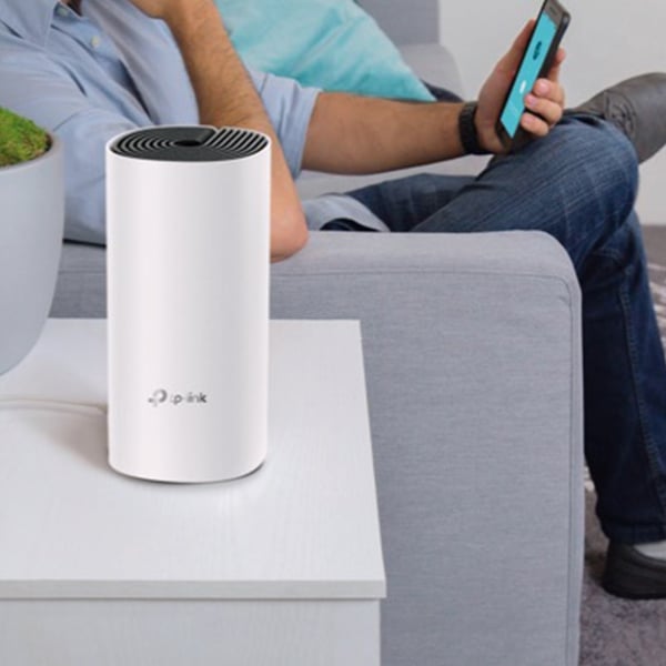 TP-Link Deco E4 (1-pack) Dual-band (2,4 GHz / 5 GHz) Wi-Fi 5 (802.11ac) Hvid, Grå Intern