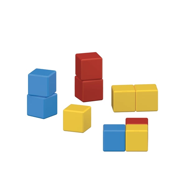 Geomag MagiCube Math Building Recycled Clips