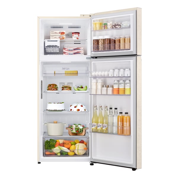 LG GTBV44SEBKD Fritstående 461 L Beige