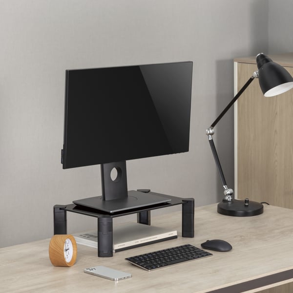 AISENS MR01C-109 skærmbeslag og -stativer 81,3 cm (32") Skrivebord Sort