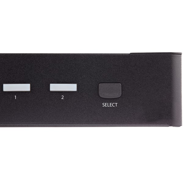 StarTech.com 2-ports HDMI KVM-switch - En skärm 4K 60 Hz Ultra HD HDR - Desktop HDMI 2.0 KVM-switch med 2 portar USB 3.0-hubb (5 Gbit/s) och 4x USB 2.0 HID, ljud - Snabbtangenter för omkoppling - TAA