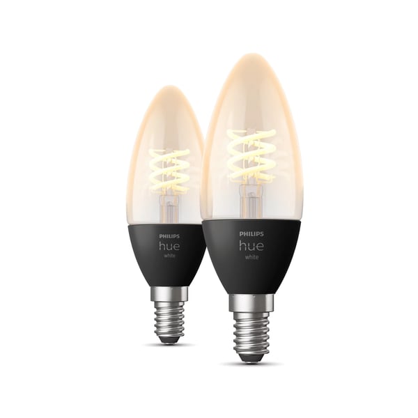 Philips Hvide Hue pærer Kerte - E14 pærer - 2-pak Philips Hvide Hue pærer Kerte - E14 pærer - 2-pak