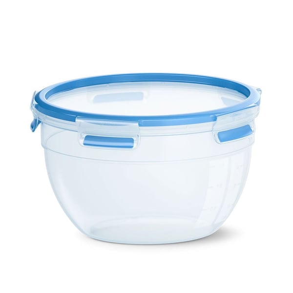 EMSA CLIP & CLOSE N10114 Rund Container 2,6 l Blå, Transparent 1 styck EMSA CLIP & CLOSE N10114 Rund Container 2,6 l Blå, Transparent 1 styck