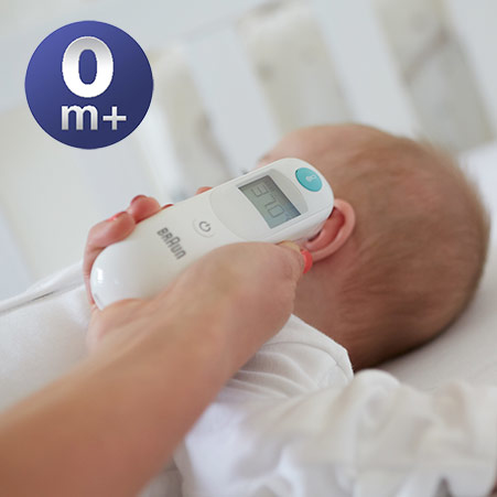 Braun ThermoScan 5 IRT6020 Kontakt Vit Öra