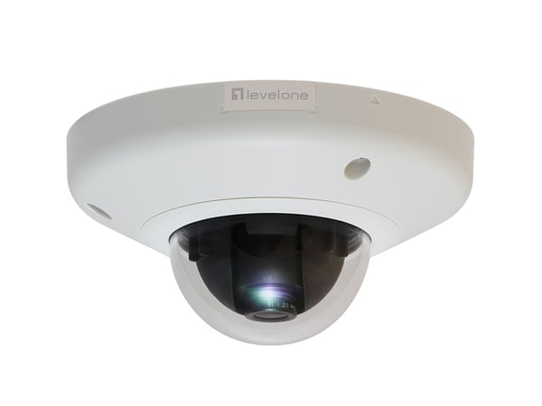LevelOne FCS-3054 bevakningskameror Kupol-formad IP-säkerhetskamera 2048 x 1536 pixlar Innertak/vägg