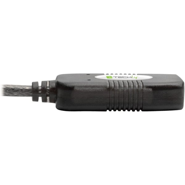 Techly IUSB-REP10TY USB-kabel USB 2.0 10 m USB A 0,48 Gbit/sek. Sort
