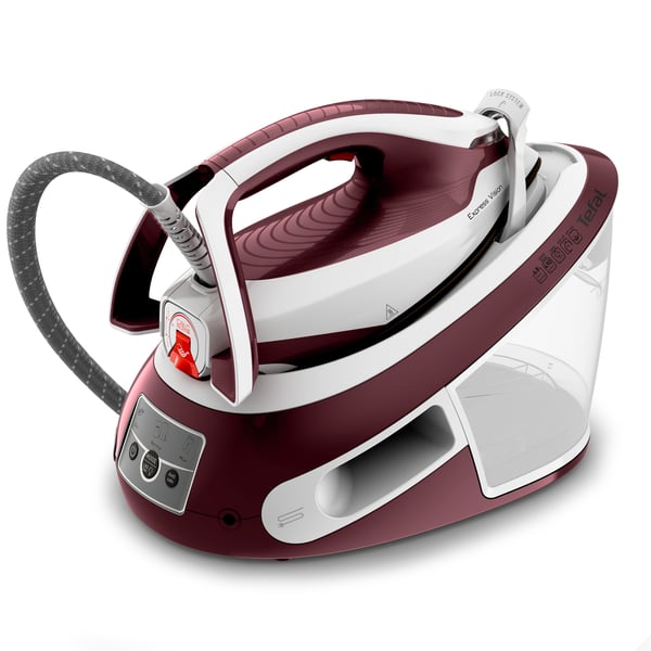 Tefal Express Vision SV8150 2800 W 1,8 l Durilium AirGlide Autoclean soleplate Röd, Vit