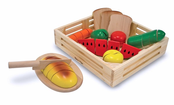 Melissa & Doug Wooden Cutting Food