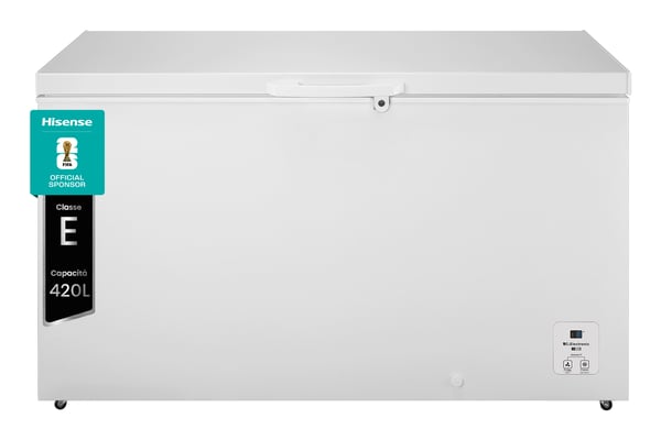 Hisense FT546D4AWLYE frys Frysbox Fristående 420 l Vit