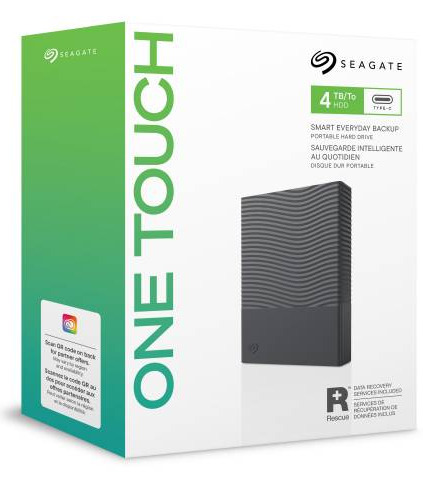 Seagate STNR2000400 ekstern harddisk 2 TB USB Type-C Grå