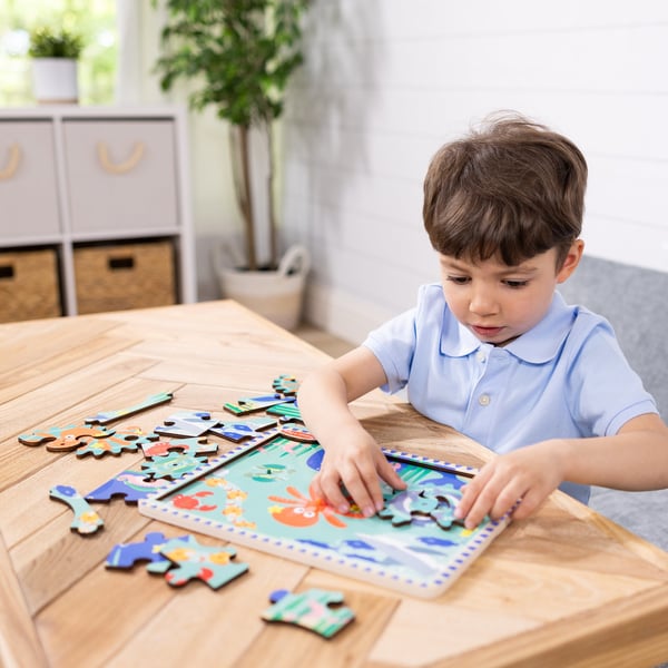 Melissa & Doug Wooden Underwater Puslespil 18 stk Dyr