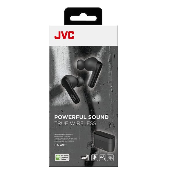 JVC HA-A9T Headset True Wireless Stereo (TWS) I öra Samtal/musik Bluetooth Svart