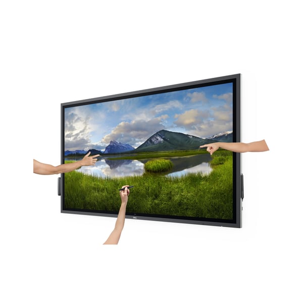 DELL Pro 65 Plus P6524QT Interaktiv plattskärm 163,9 cm (64.5") LCD 350 cd/m² 4K Ultra HD Svart Pekskärm