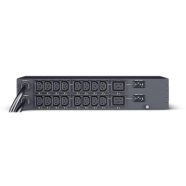 CyberPower PDU44302 strømforsyningsenhed (PDU) 18 AC stikkontakt(er) 2U Sort