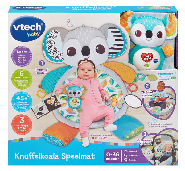 VTech Baby Knuffelkoala Speelmat Stof, Plast Flerfarvet