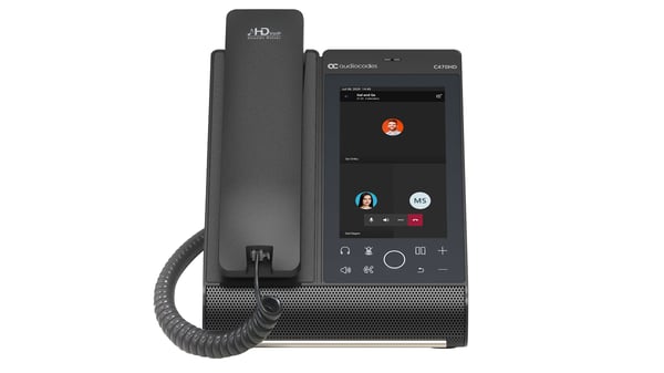 AudioCodes C470HD IP-telefoner Svart TFT Wi-Fi