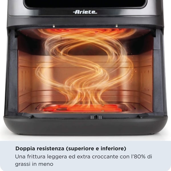 Ariete 00C464211AR0 frituregryde Enkelt 10 L Enkeltstående 2100 W Varmluftsteger Sort