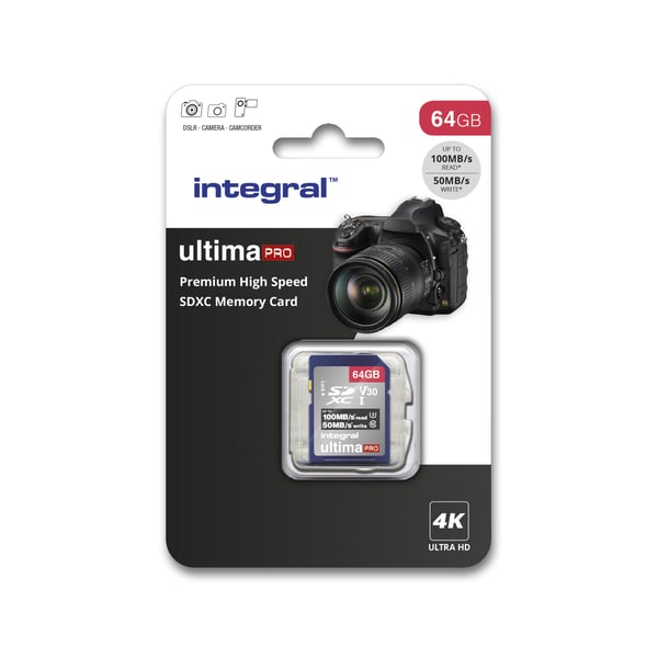 Integral INSDX64G-100/70V30 hukommelseskort 64 GB SD UHS-I