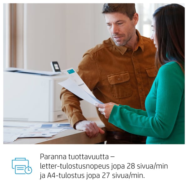HP Color LaserJet Pro M454dw, Tulostus, USB-tulostus etulevyn kautta; Kaksipuolinen tulostus