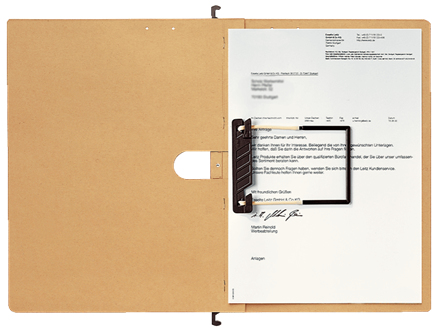 Leitz Alpha hængemappe Pap, Polypropylen (PP) A4 Brun