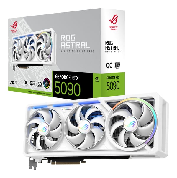 ASUS ROG Astral - -RTX5090-O32G-WHITE NVIDIA GeForce RTX 5090 32 GB GDDR7