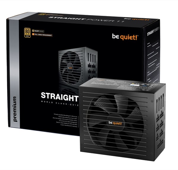 be quiet! Straight Power 11 strömförsörjningsenheter 1000 W 20+4 pin ATX ATX Svart
