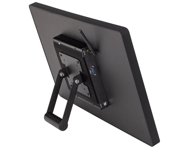 bluechip INDUSTRYline P24KT-1000 Intel Atom® x6413E 61 cm (24") 1920 x 1080 pixlar Pekskärm All-in-One tablet PC 8 GB DDR4-SDRAM 120 GB SSD Windows 10 IoT Enterprise Wi-Fi 5 (802.11ac) Svart
