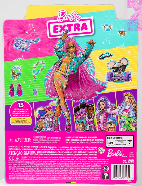 Barbie Extra GXF09 nukke