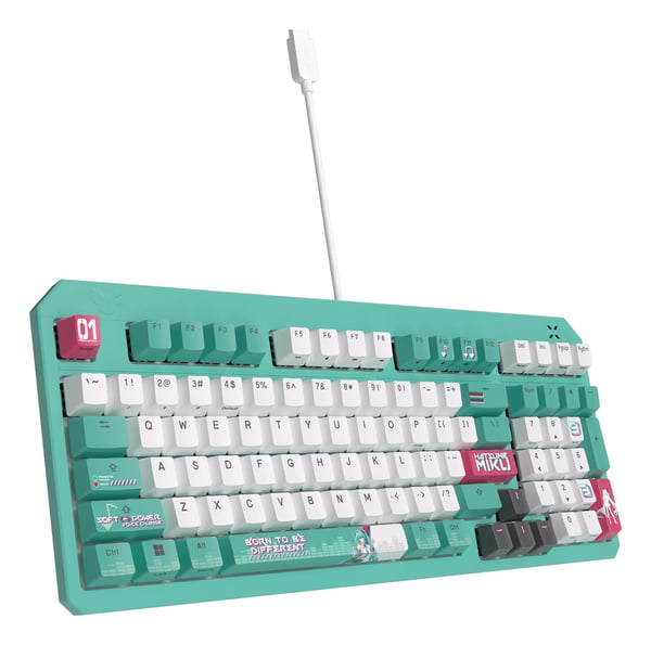 ASUS TUF Gaming K3 Gen II Hatsune Miku Edition tangentbord Spela USB Multifärg