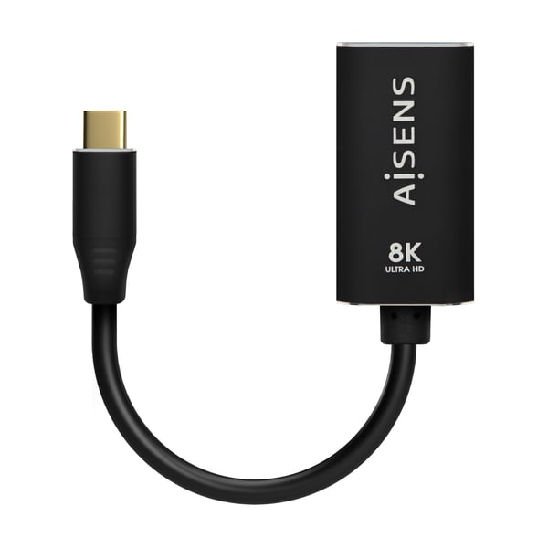 AISENS A109-0690 videokaapeli-adapteri 0,15 m USB Type-C DisplayPort Musta
