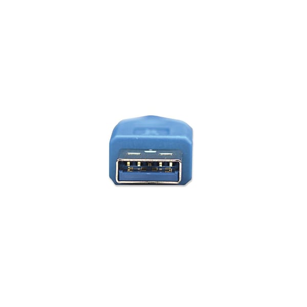 Manhattan 322379 USB-kabel USB 3.2 Gen 1 (3.1 Gen 1) 2 m USB A Blå