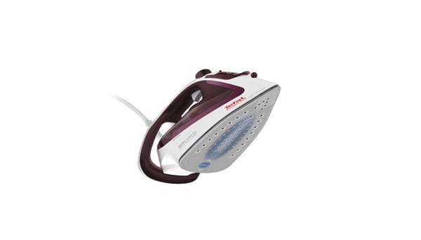 Tefal EasyGliss Plus FV5714 strykjärn Torr & Ångstrykjärn Durilium stryksula 2400 W Bordeaux, Vit
