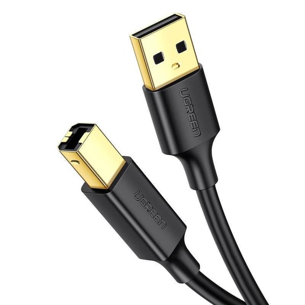 Ugreen US135 USB-kabel USB 2.0 1,5 m USB A USB B 0,48 Gbit/sek. Sort