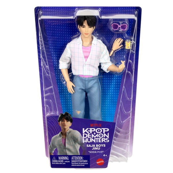 Mattel KPOP DEMON HUNTERS SAJA BOYS JINU “SODA POP" DOLL