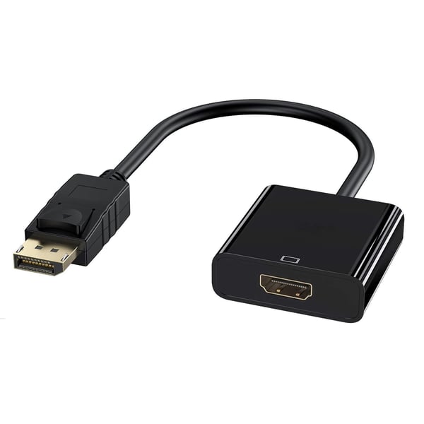 Ewent EC1455 videokabel adapter 0,15 m DisplayPort HDMI Sort