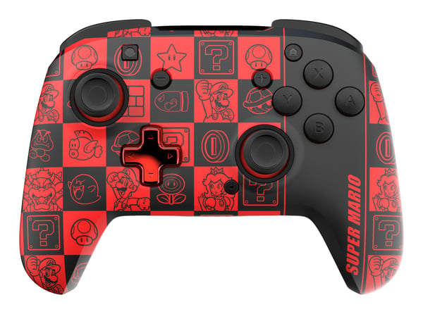 PDP REMATCH GLOW Musta, Vihreä, Punainen Pad-ohjain Analoginen/Digitaalinen Nintendo Switch, Nintendo Switch OLED